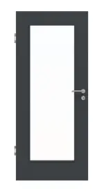Frontansicht von Anthrazit RAL 7016 LA 8 Basic Lack Innentür - Huga