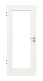 Frontansicht von Weiß ähnlich RAL 9016 LA 8 Basic Lack Innentür - Huga