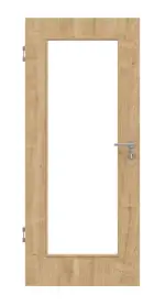 Frontansicht von Asteiche LA 8 Basic Durat Innentür - Huga