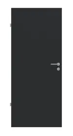 Frontansicht von Anthrazit RAL 7016 Mattlack Basic Innentür - Huga