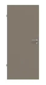 Frontansicht von Taupe RAL 7048 Mattlack Basic Innentür - Huga