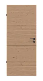 Frontansicht von HÖRMANN Innentür Black 29 Quer Asteiche Matt Echtholzfurniert