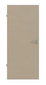 Frontansicht von Strukturiert Taupe Basic Innentür - Huga