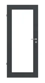 Frontansicht von Cotton like Anthrazit LA 27 Basic Innentür - Huga