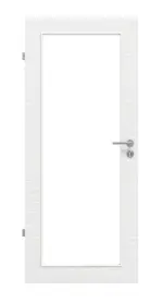 Frontansicht von Strukturiert Weiß LA 27 Basic Innentür - Huga
