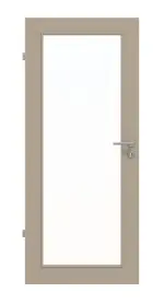 Frontansicht von Ultramatt Taupe LA 27 Basic Innentür - Huga