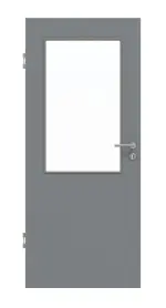 Frontansicht von Ultramatt Hygge Grau LA 7 Basic Innentür - Huga
