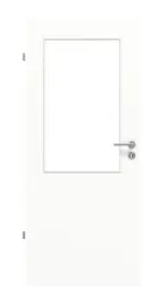 Frontansicht von Ultramatt Weiß LA 7 Basic Innentür - Huga