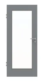 Frontansicht von Ultramatt Hygge Grau LA 8 Basic Innentür - Huga