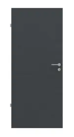 Frontansicht von Cotton like Anthrazit Basic Innentür - Huga