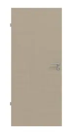 Frontansicht von Cotton like Taupe Basic Innentür - Huga