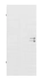 Frontansicht von Cotton like Weiß Basic Innentür - Huga