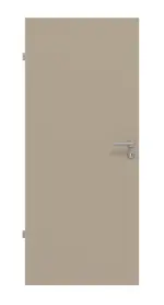 Frontansicht von Ultramatt Taupe Basic Innentür - Huga