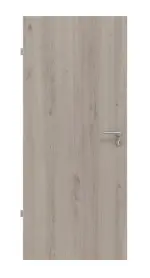 Frontansicht von WESTAG Innentür-Set Sala Eiche Ei 443 PortaLit CPL mit Zarge und Drücker