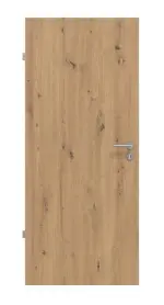 Frontansicht von WESTAG Innentür-Set Artis Eiche Ei 793 PortaLit CPL mit Zarge und Drücker