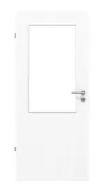 Frontansicht von Esche Weiß ES 242 LA-100 PortaLit Zimmertür - Westag