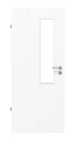 Frontansicht von Esche Weiß ES 242 Typ LA-18-21,5 PortaLit Zimmertür - Westag