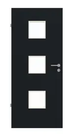 Frontansicht von Graphit A 14 Typ LA-3 GetaLit Innentür - Westag