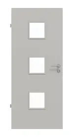 Frontansicht von Hellgrau A 402 Typ LA-3 PortaLit Zimmertür - Westag