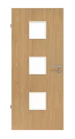 Frontansicht von Eiche Hell EiB 310 Typ LA-3 GetaLit Innentür - Westag