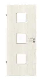 Frontansicht von Pinie Weiß Pi 230 Typ LA-3 GetaLit Innentür - Westag