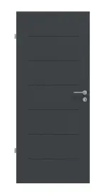 Frontansicht von Signum 11 Basic Lack Anthrazit RAL 7016 Innentür - Huga