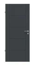Frontansicht von Signum 13 Basic Lack Anthrazit RAL 7016 Innentür - Huga