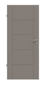 Frontansicht von Signum 13 Basic Lack Taupe RAL 7048 Innentür - Huga