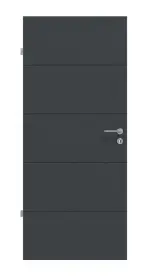 Frontansicht von Signum 15 Basic Lack Anthrazit RAL 7016 Innentür - Huga