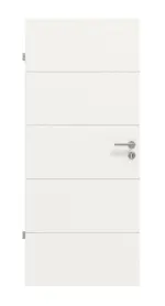 Frontansicht von Signum 15 Basic Lack Verkehrsweiß RAL 9016 Innentür - Huga