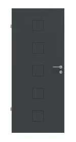 Frontansicht von Signum 19 Basic Lack Anthrazit RAL 7016 Innentür - Huga