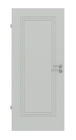 Frontansicht von Signum 21 Basic Lack Grau RAL 7035 Innentür - Huga