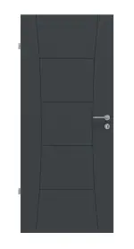 Frontansicht von Signum 22 Basic Lack Anthrazit RAL 7016 Innentür - Huga