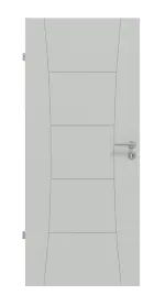 Frontansicht von Signum 22 Basic Lack Grau RAL 7035 Innentür - Huga