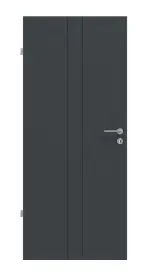 Frontansicht von Signum 23 Basic Lack Anthrazit RAL 7016 Innentür - Huga