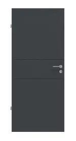 Frontansicht von Signum 29 Basic Lack Anthrazit RAL 7016 Innentür - Huga
