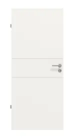 Frontansicht von Signum 29 Basic Lack Verkehrsweiß RAL 9016 Innentür - Huga