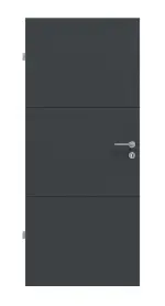 Frontansicht von Signum 31 Basic Lack Anthrazit RAL 7016 Innentür - Huga