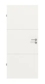 Frontansicht von Signum 31 Basic Lack Verkehrsweiß RAL 9016 Innentür - Huga