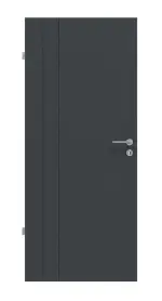 Frontansicht von Signum 39 Basic Lack Anthrazit RAL 7016 Innentür - Huga