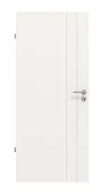 Frontansicht von Signum 44 Basic Lack Verkehrsweiß RAL 9016 Innentür - Huga