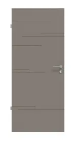 Frontansicht von Signum 50 Basic Lack Taupe RAL 7048 Innentür - Huga