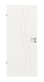 Frontansicht von Signum 51 Basic Lack Verkehrsweiß RAL 9016 Innentür - Huga