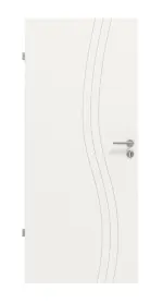 Frontansicht von Signum 53 Basic Lack Verkehrsweiß RAL 9016 Innentür - Huga