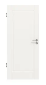 Frontansicht von HUGA Innentür Kontur 1 Weißlack Classic