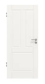 Frontansicht von HUGA Innentür Kontur 3 Weißlack Classic