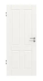 Frontansicht von LEBO Innentür Country 40 Weißlack