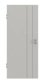 Frontansicht von Hellgrau A 402 PortaLit Innentür Lineo Typ 3602 - Westag