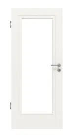 Frontansicht von Montana 1 LA ClassicLine Weißlack Innentür - Hörmann