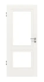 Frontansicht von Montana 2 LA ClassicLine Weißlack Innentür - Hörmann